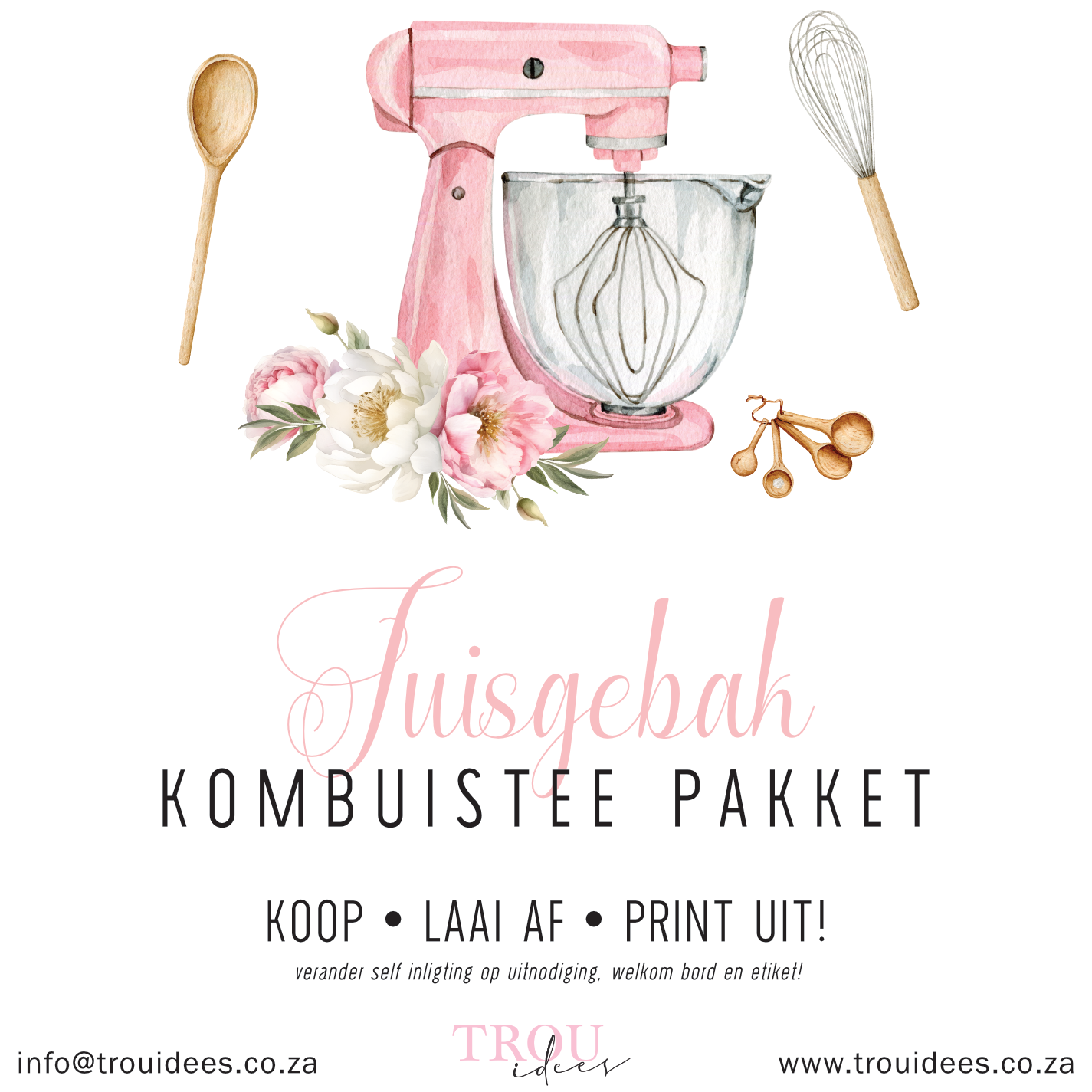 Baking Bridal Shower Stationery